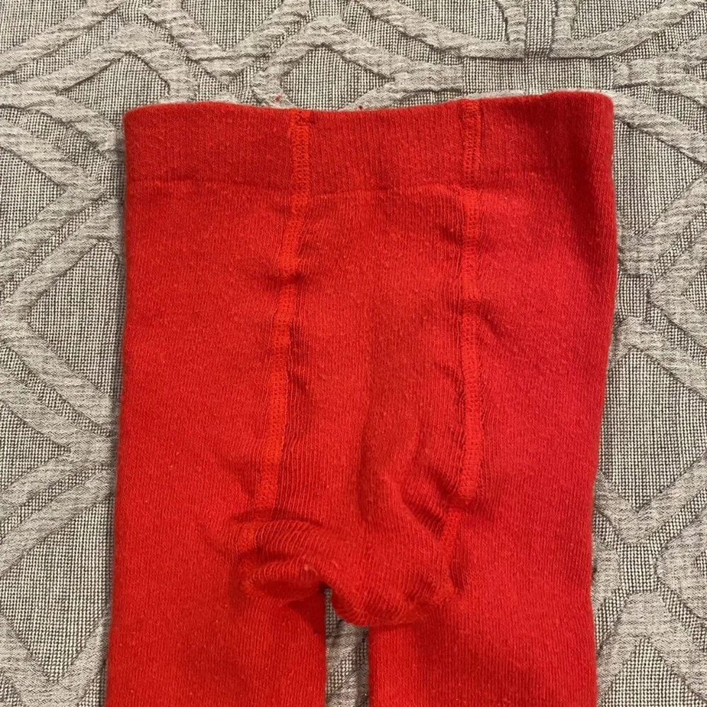 Girls Sz 4-6X Tights Bundle - Red & Black